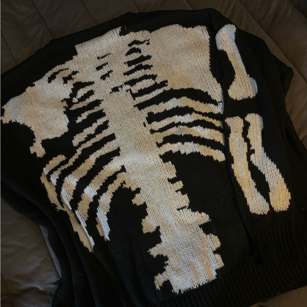 Skeleton Knit Sweater